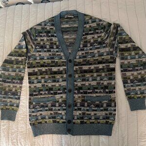 Men’s Vintage Missoni Sport Cardigan Sweater – Size IT 46 (US Small)